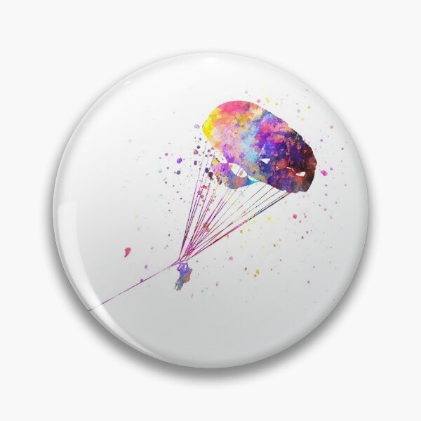 Item preview, skydiving in watercolor designed and sold by paulrommer.