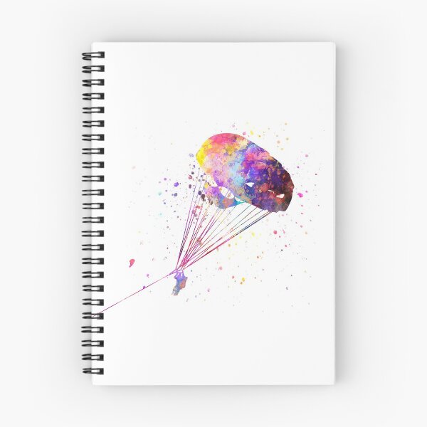 Item preview, skydiving in watercolor designed and sold by paulrommer.