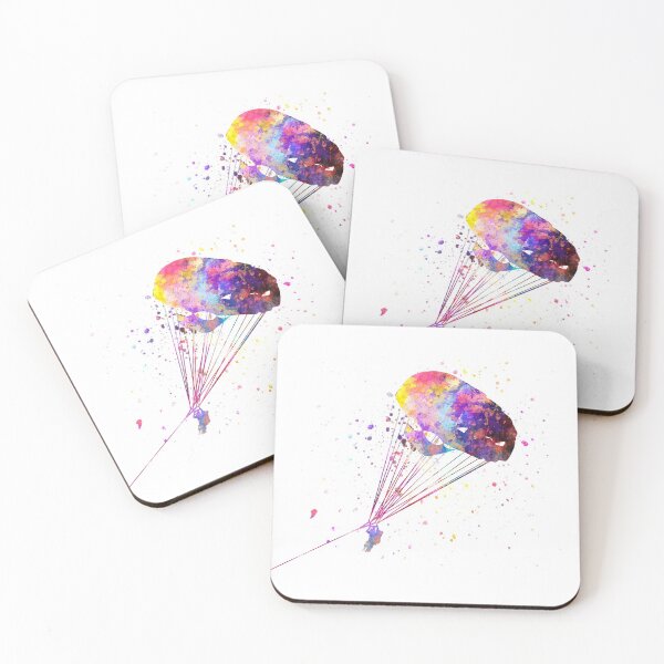 Item preview, skydiving in watercolor designed and sold by paulrommer.