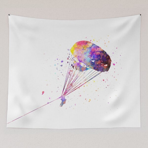 Item preview, skydiving in watercolor designed and sold by paulrommer.