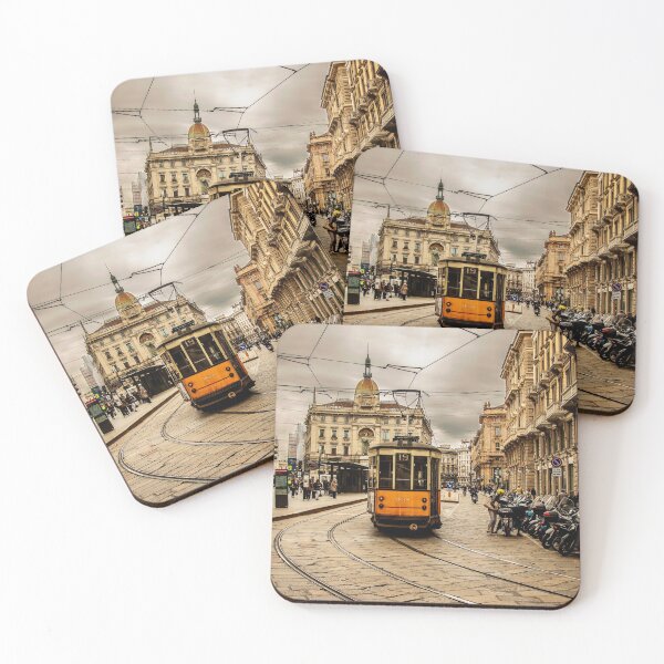 Item preview, Tram on the streets of Milan - Italy designed and sold by Barrart Studio.