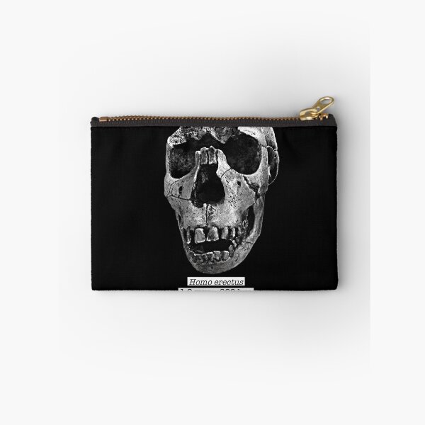 Item preview, Homo erectus 2 (black bg, sketchy style) designed and sold by SnazzyScience.