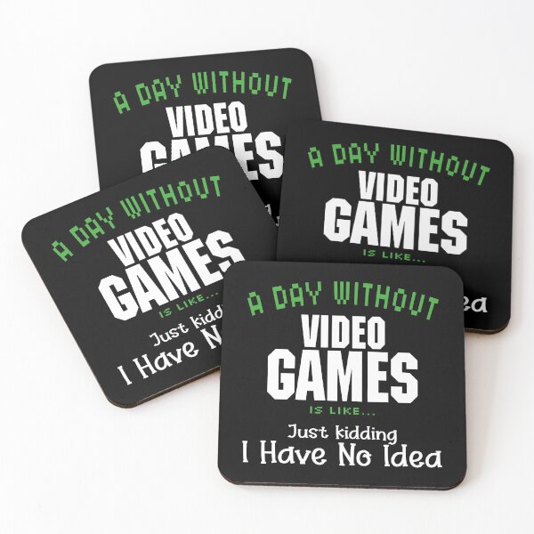 Item preview,  A Day Without Video Games Is Like... Funny Video Games Quote Gift for a Gamer Lover.  designed and sold by JUSTBEELEGANT.
