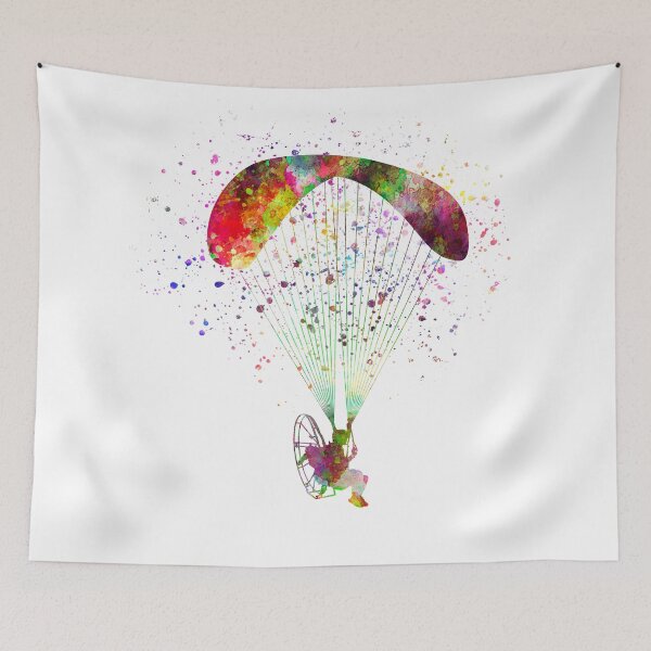Item preview, skydiving in watercolor designed and sold by paulrommer.