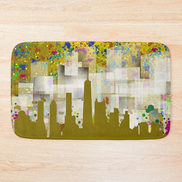 Item preview, Chicago. Gold and colorist skyline designed and sold by AlbertoRuiZ.
