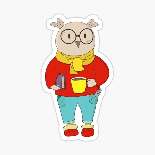 Domestic Owl Sticker