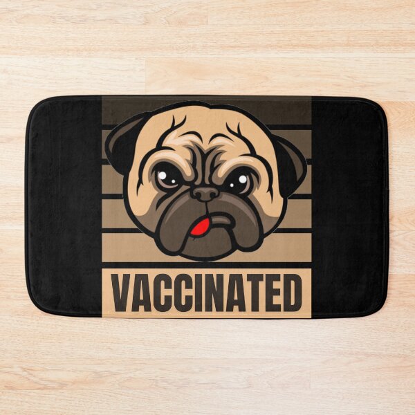 Item preview, VACCINATED PUG- Dog Daddy Lover designed and sold by ThemeBros.