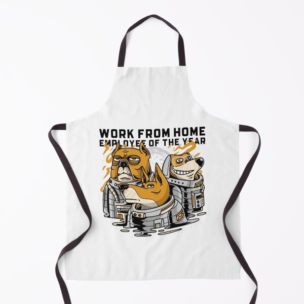 Item preview, Work From Home Employee OF The Year Dog designed and sold by ChaseCoClothing.