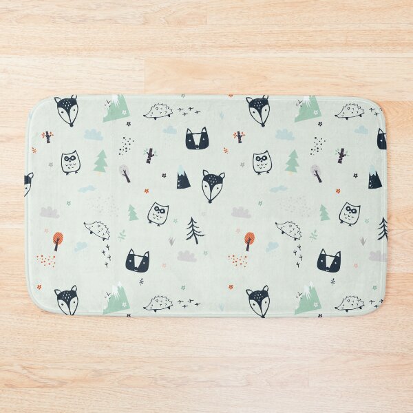 Artikelvorschau, Woodland Animal Forest Print entworfen und verkauft von LouiseFranksArt.