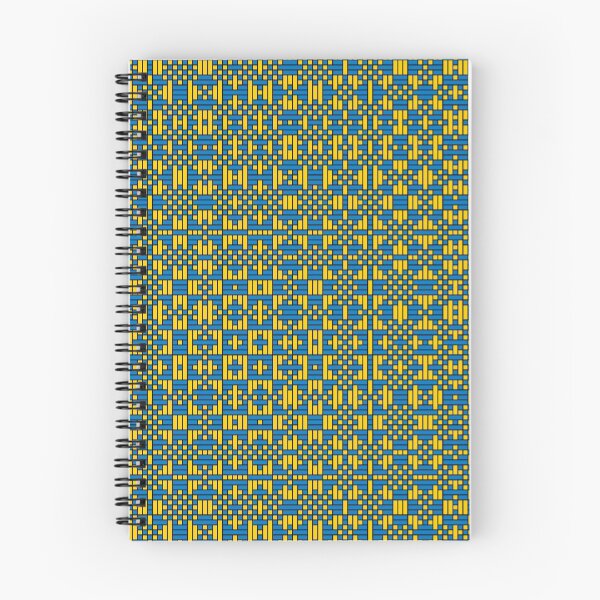 Item preview, Weaving Draft Accidental Teal and Yellow designed and sold by Miranda Benson.