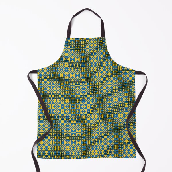 Aperçu de l'œuvre Tissage de projet accidentel Sarcelle et jaune créée et vendue par Miranda Benson.