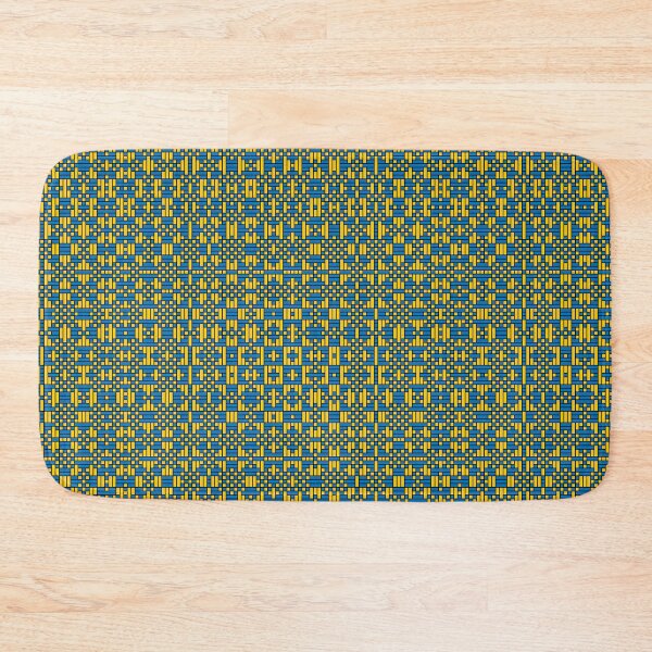 Item preview, Weaving Draft Accidental Teal and Yellow designed and sold by Miranda Benson.