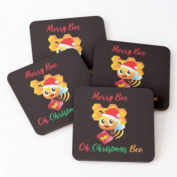 Item preview, Merry bee Oh Christmas bee designed and sold by trendistic.