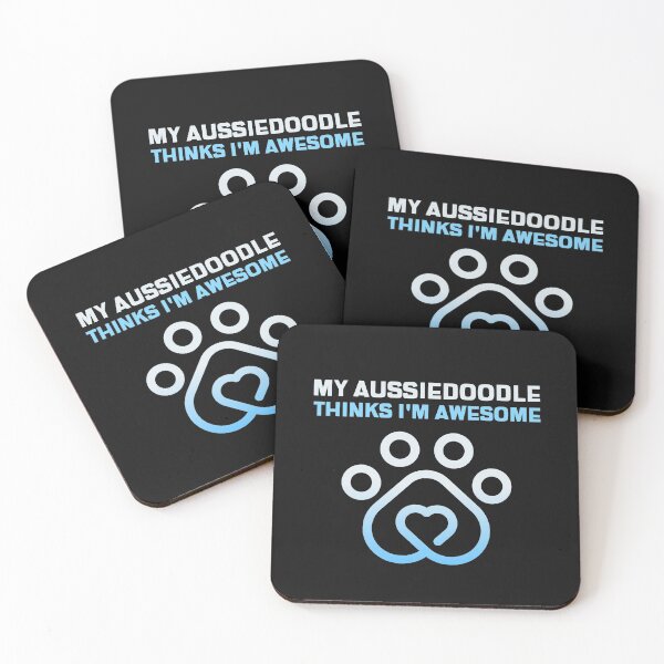 Item preview, My Aussiedoodle Thinks I'm Awesome designed and sold by Nuno Brito.