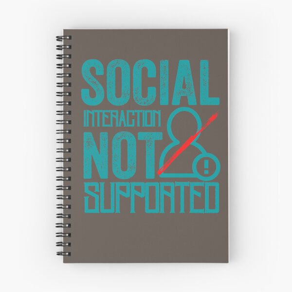 Item preview, Social Interaction Not Supported designed and sold by aoichan3939.