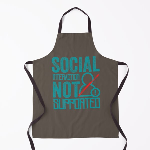 Item preview, Social Interaction Not Supported designed and sold by aoichan3939.