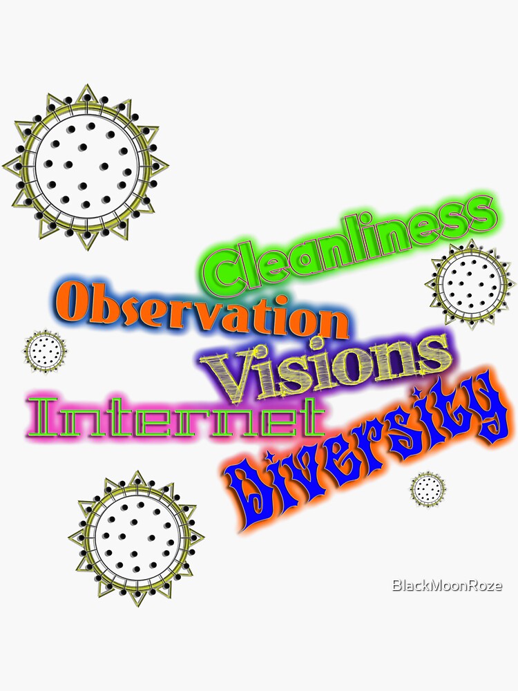 "C. O. V. I. D." Sticker for Sale by BlackMoonRoze Redbubble