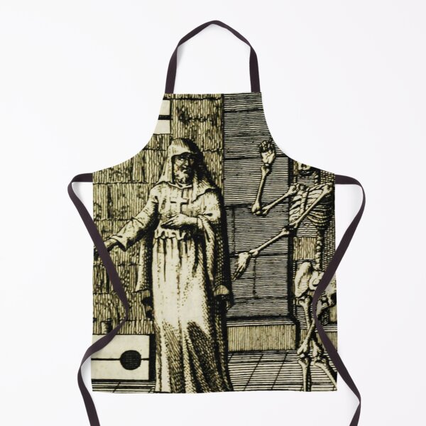 Item preview, Death and the bishop vintage etching designed and sold by Vintage Designs +.