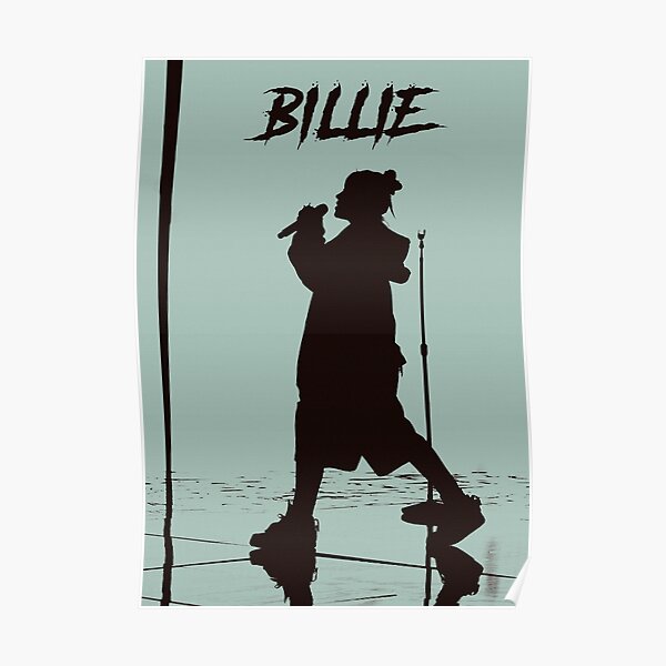 silhouette de billie Poster