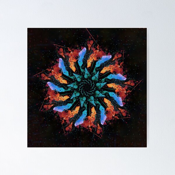 Item preview, STP Screen Transfer Process - 690 - WDVMM - 1048 - Ether Peak Mandala 1 02 designed and sold by WetdryvacRB01.