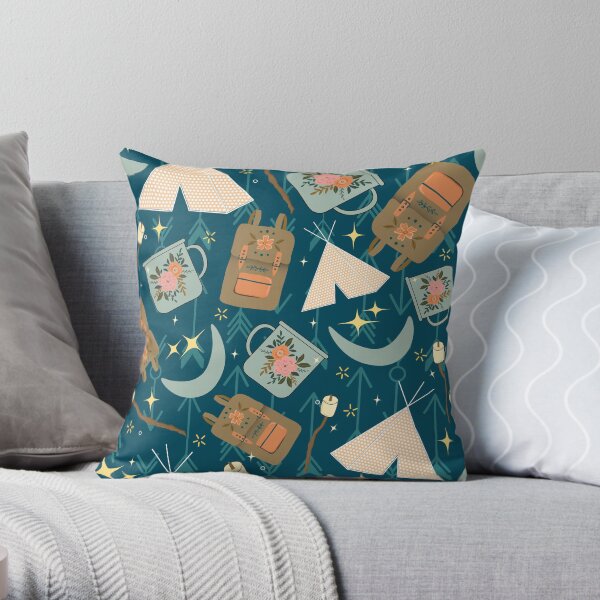 redbubble.com | Night In The Woods Pattern Throw Pillow