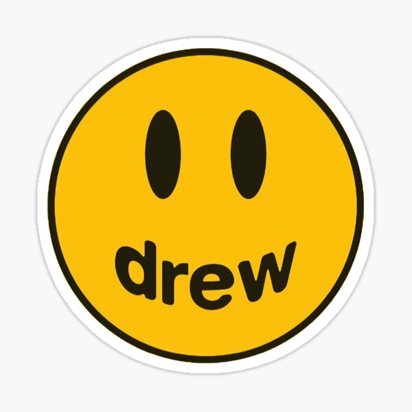 Smile Drew Yellow Sticker