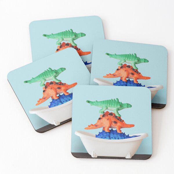 Item preview, Playing dino in bathtub designed and sold by ESCAPZ.