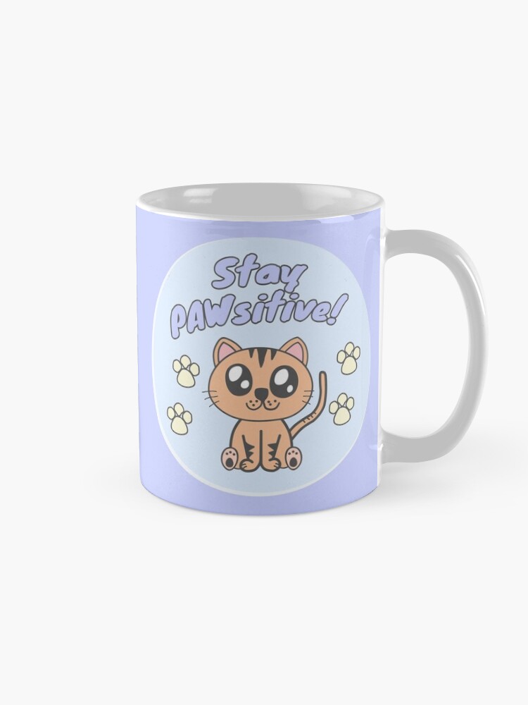 Alternate view of Stay positive Mug