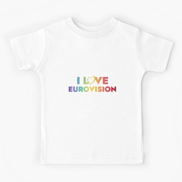 Item preview, I love Eurovision - rainbow pattern designed and sold by missmarylin.