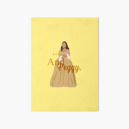 Peggy Schuyler And Peggy Art Board Print