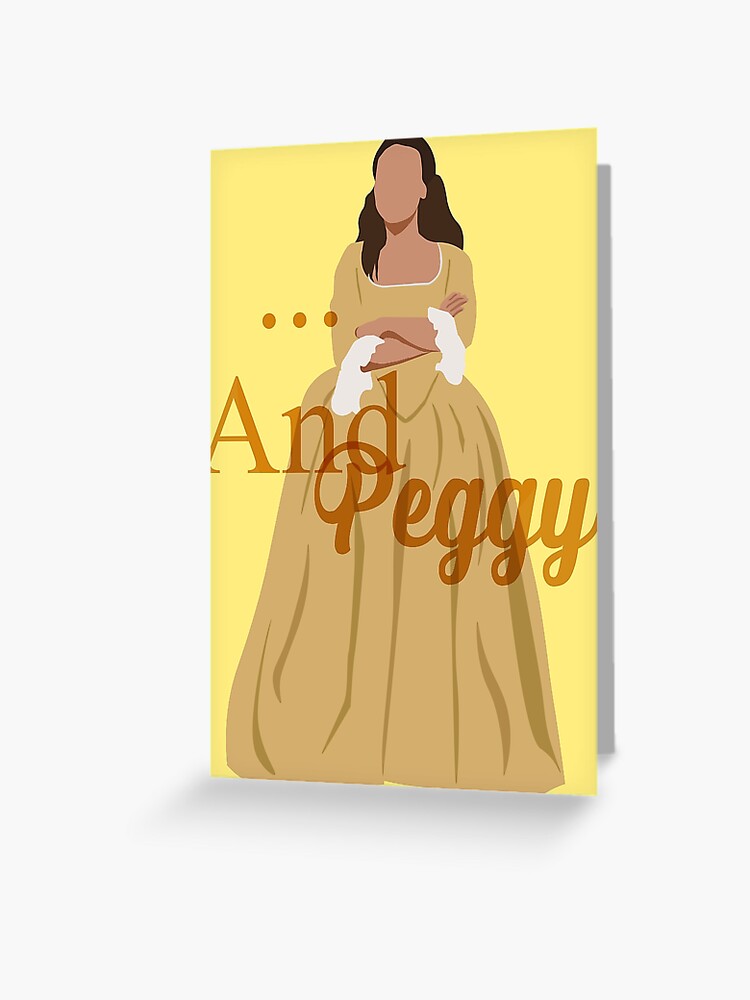 Peggy Schuyler And Peggy Greeting Card