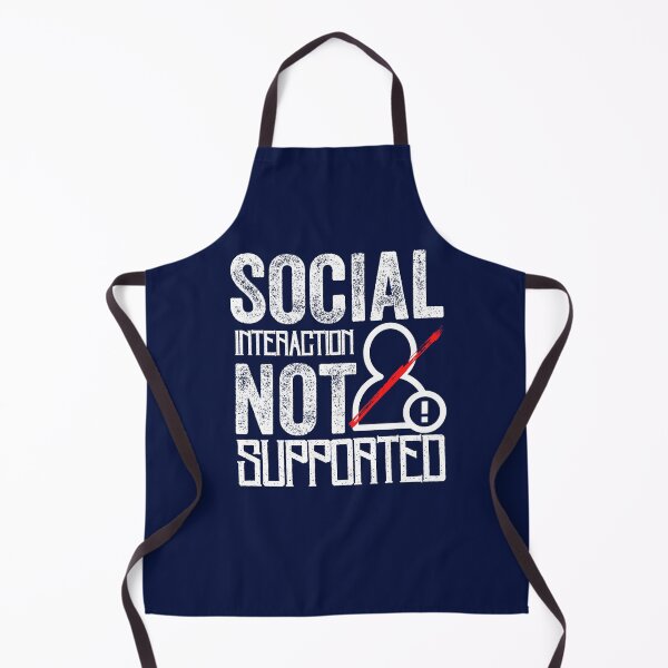Item preview, Social Interaction Not Supported designed and sold by aoichan3939.