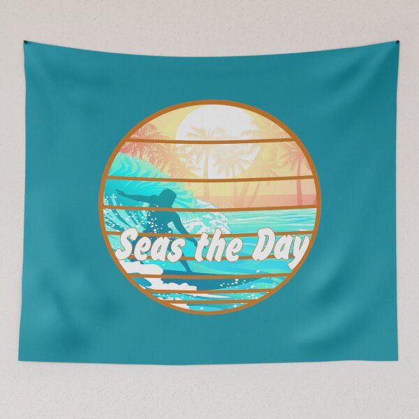 Item preview, Seas the Day, Summer Surfing designed and sold by lmcvinco.