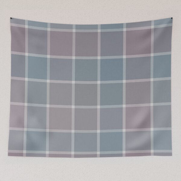 Item preview, Plaid Squares in Mettalic Blue and Pink designed and sold by squishyrainbow.
