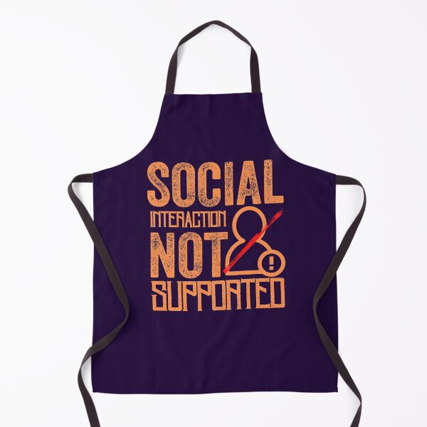 Item preview, Social Interaction Not Supported designed and sold by aoichan3939.