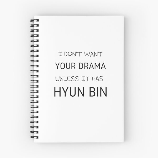 Aperçu de l'œuvre Je ne veux pas de ton drame - Hyun Bin créée et vendue par NattyTees.