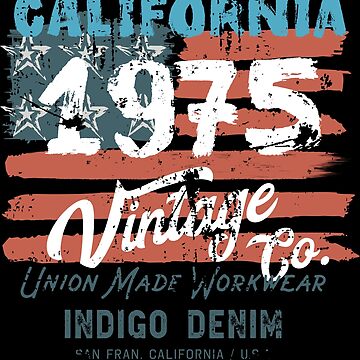 Canvas Print California vintage stickers grunge collection 