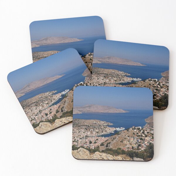 Item preview, Gialos and Chorio from above, Symi designed and sold by paulboizot.