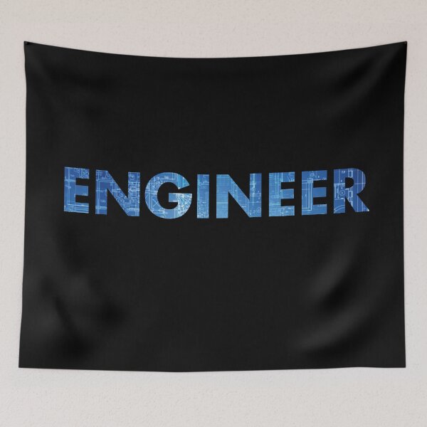 Item preview, Engineer HHH Blueprint Text  designed and sold by Skelbunny.