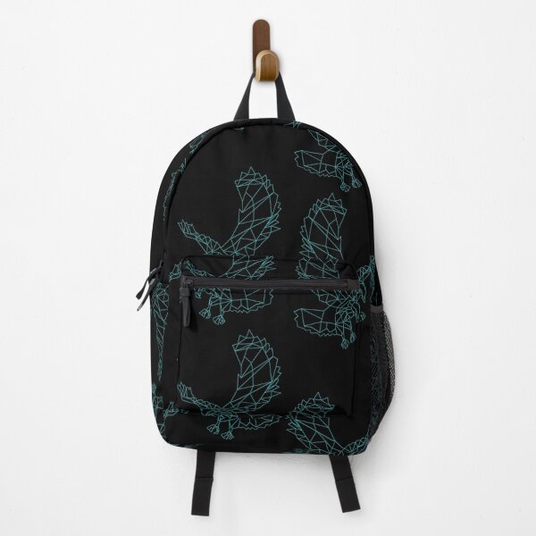 Item preview, Teal Geometric Eagle Print designed and sold by TheWaterBirds.