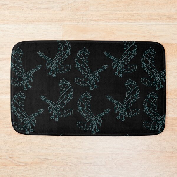 Item preview, Teal Geometric Eagle Print designed and sold by TheWaterBirds.