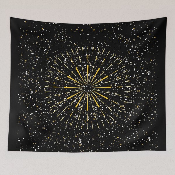 Item preview, Gold Sparkles Pattern designed and sold by The Sober Art.