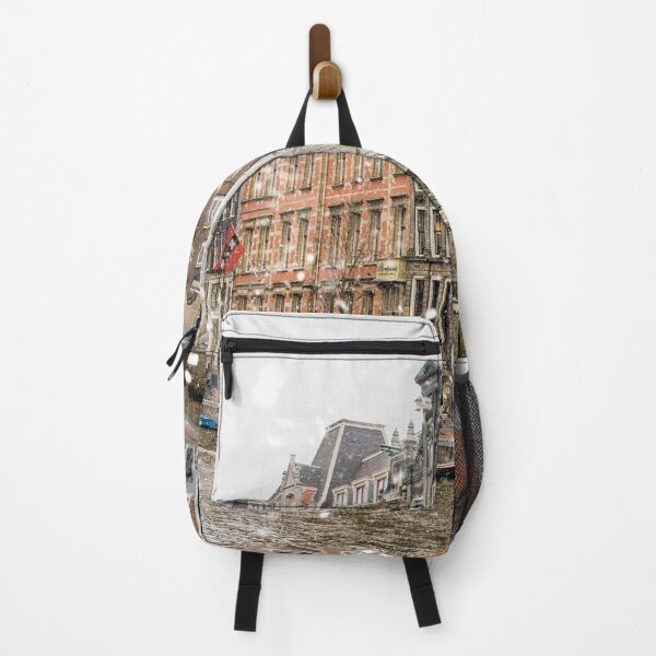 Item preview, Historical houses in Amsterdam in the snow designed and sold by Photopat.
