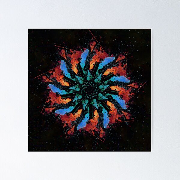 Item preview, STP Screen Transfer Process - 690 - WDVMM - 1048 - Ether Peak Mandala 1 04 designed and sold by WetdryvacRB01.