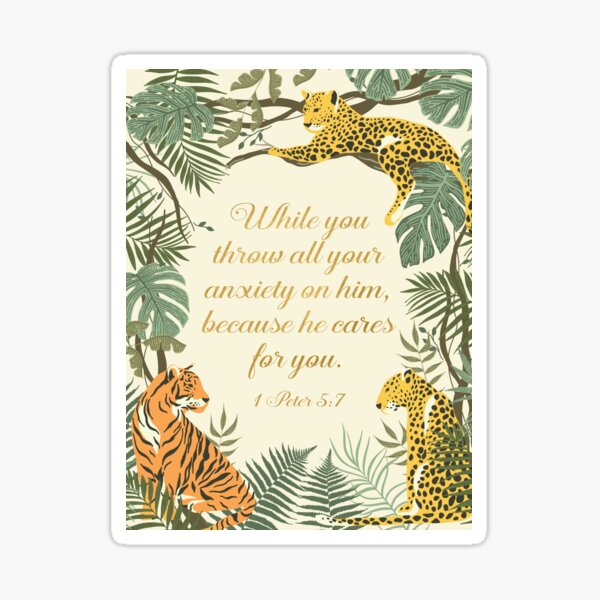 Item preview, 1 PETER 5:7  designed and sold by Paper Bee Gift Shop.