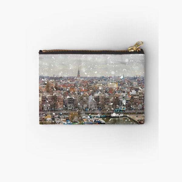 Item preview, Bird's view on Amsterdam in snow designed and sold by Photopat.