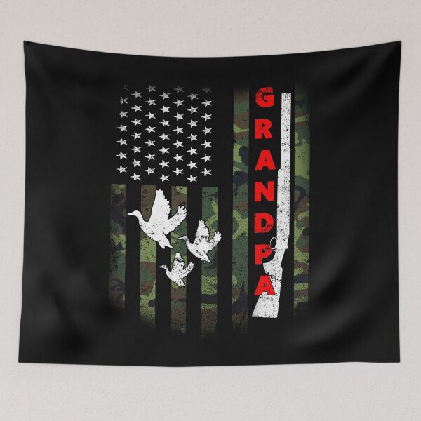 Item preview, Grandpa Duck Hunting American Camouflage, Gift for Hunting Lovers designed and sold by Space Art.