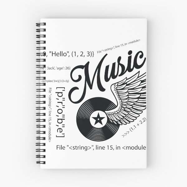 Item preview, Music programming tee designed and sold by DevMetal.