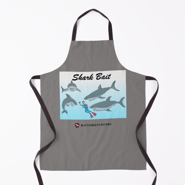 Item preview, Scuba Diver Shark Bait with Black Font designed and sold by BottomlessDiver.