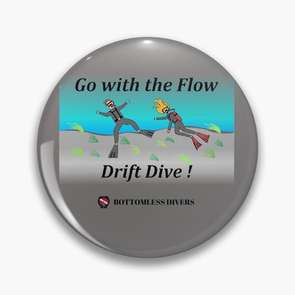 Item preview, Go with the Flow Drift Dive designed and sold by BottomlessDiver.